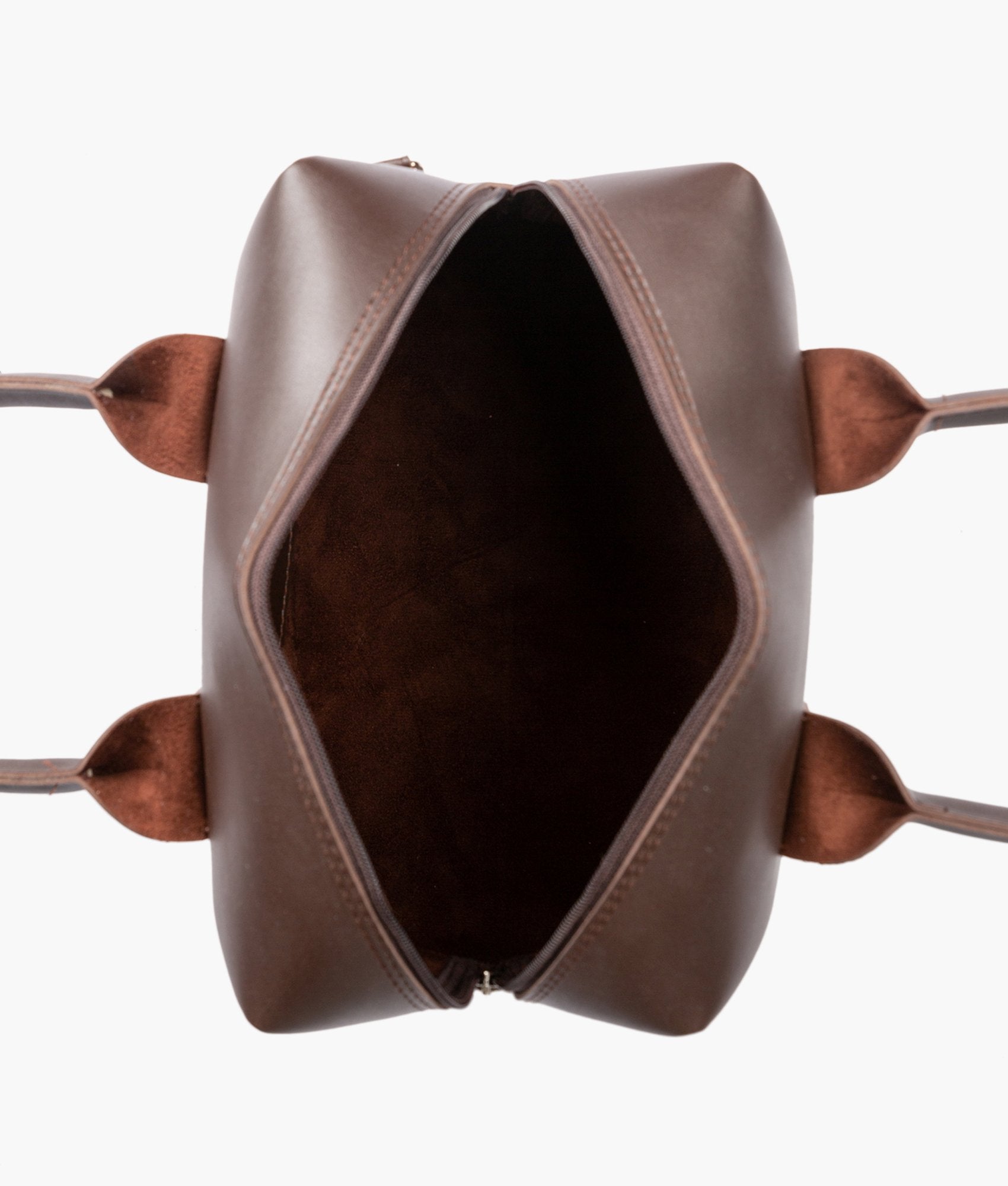 RTW Creation - Dark brown mini bowling bag