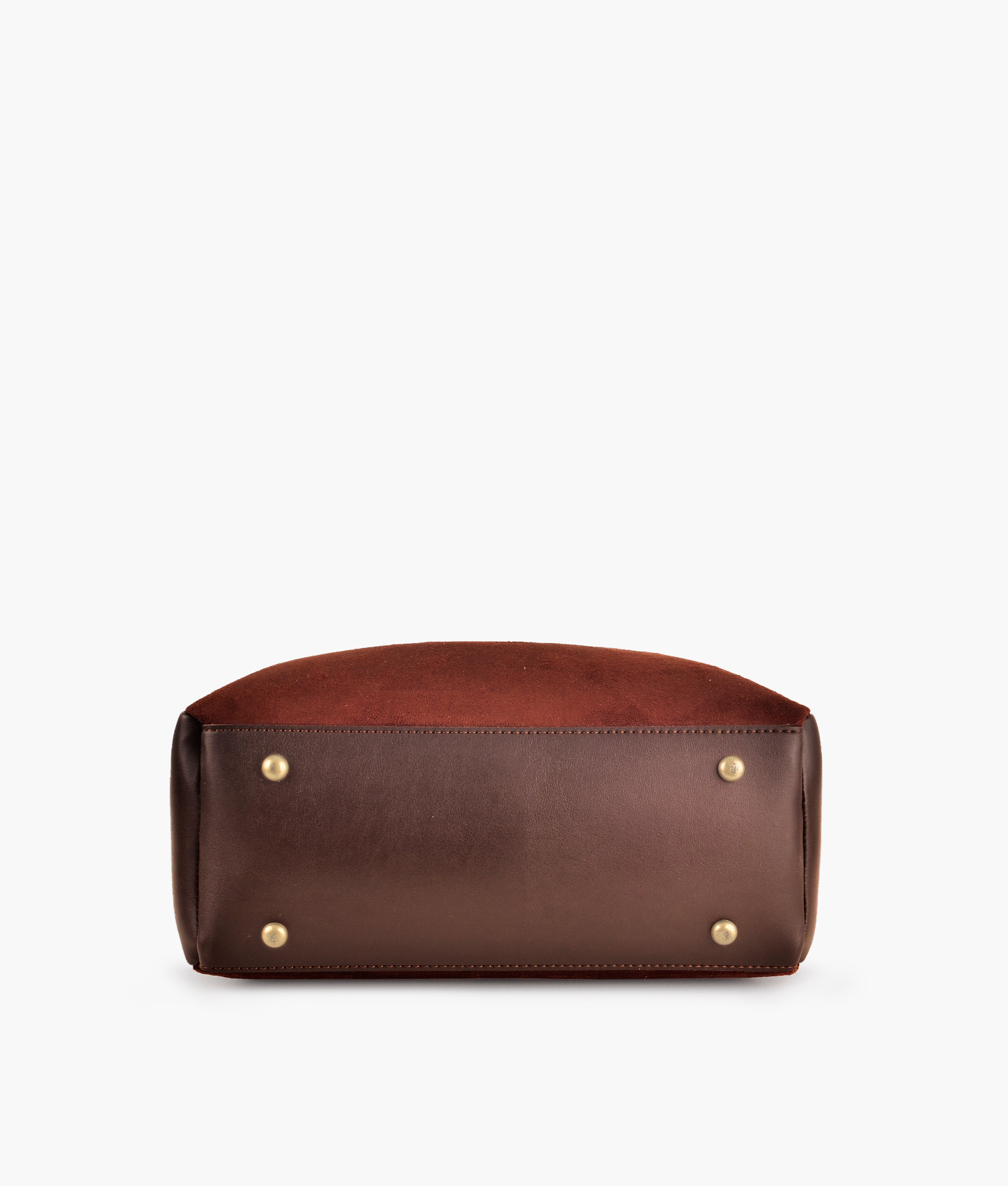 RTW Creation - Dark brown suede mini bag