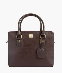 RTW Creation - Dark brown mini duffle bag
