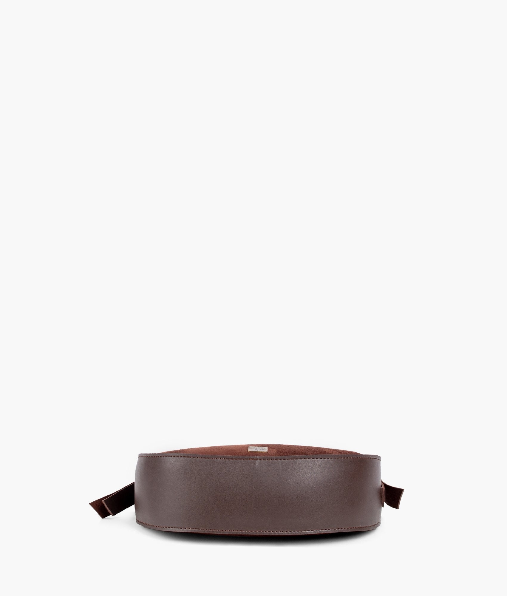 RTW Creation - Dark brown suede hobo bag