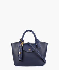 RTW Creation - Blue mini top-handle tote bag