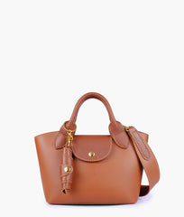 RTW Creation - Horse brown mini top-handle tote bag