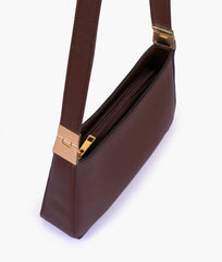 RTW Creation - Dark brown small shoulder bag