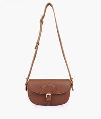 RTW Creation - Horse brown east-west shoulder bag