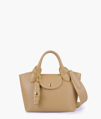 RTW Creation - Coffee mini top-handle tote bag