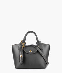 RTW Creation - Black mini top-handle tote bag