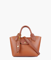 RTW Creation - Horse brown mini top-handle tote bag