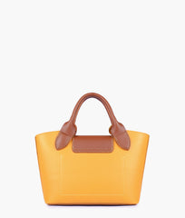 RTW Creation - Mustard mini top-handle tote bag