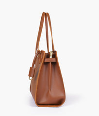 RTW Creation - Horse brown robinson satchel bag