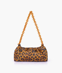 RTW Creation - Brown leopard print cloud bag