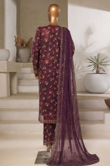 Malika By Sada Bahar Stitched 3 Piece Emb Festive Vol-05 Collection'2025-EMB-2125-Falsa