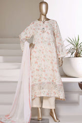 Sada Bahar Stitched 3 Piece Peplum Luxury Frock Vol-01 Suit-EMB-744-SKIN
