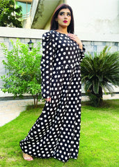 Stitch Vibes Black Polka Dot Jumpsuit
