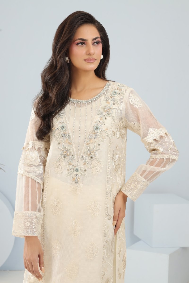 Manahils Stitched Formals K-217-Frosty Elegance