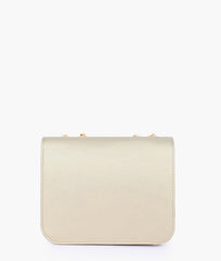 RTW Creation - Golden quilted chain cross-body bag