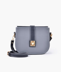 RTW Creation - Grey push-lock saddle bag