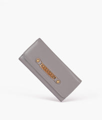 RTW Creation - Grey three-fold wallet