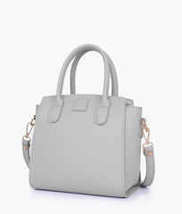 RTW Creation - Grey top-handle mini handbag