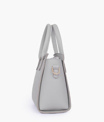 RTW Creation - Grey top-handle mini handbag