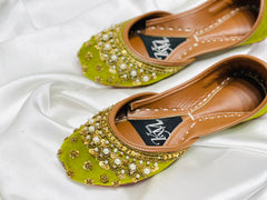 Halfnawabi Mehndi Green - Khussa Master