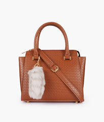 RTW Creation - Brown classic mini top-handle bag