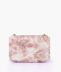 RTW Creation - Horse brown printed mini bag with chain