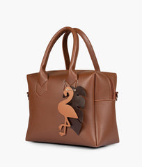 RTW Creation - Horse brown mini bowling bag