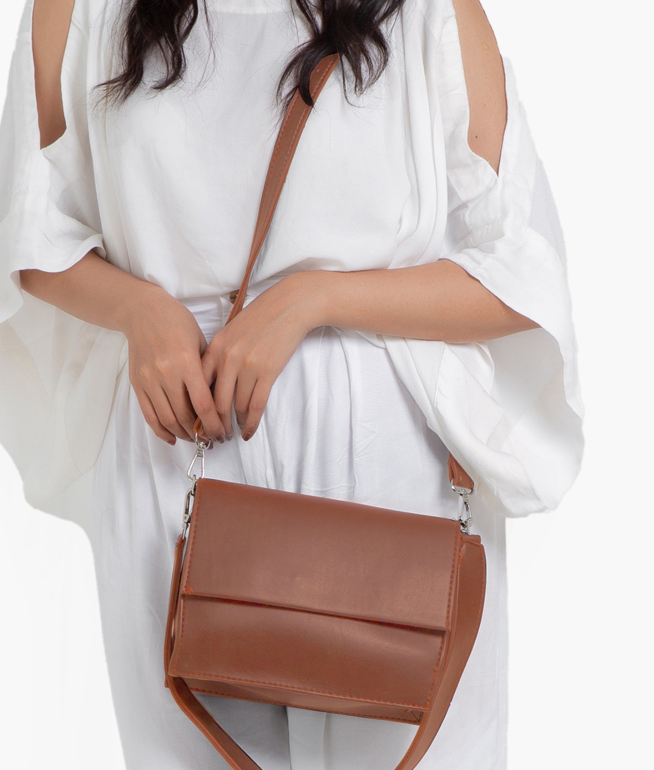 RTW Creation - Brown mini cross-body bag