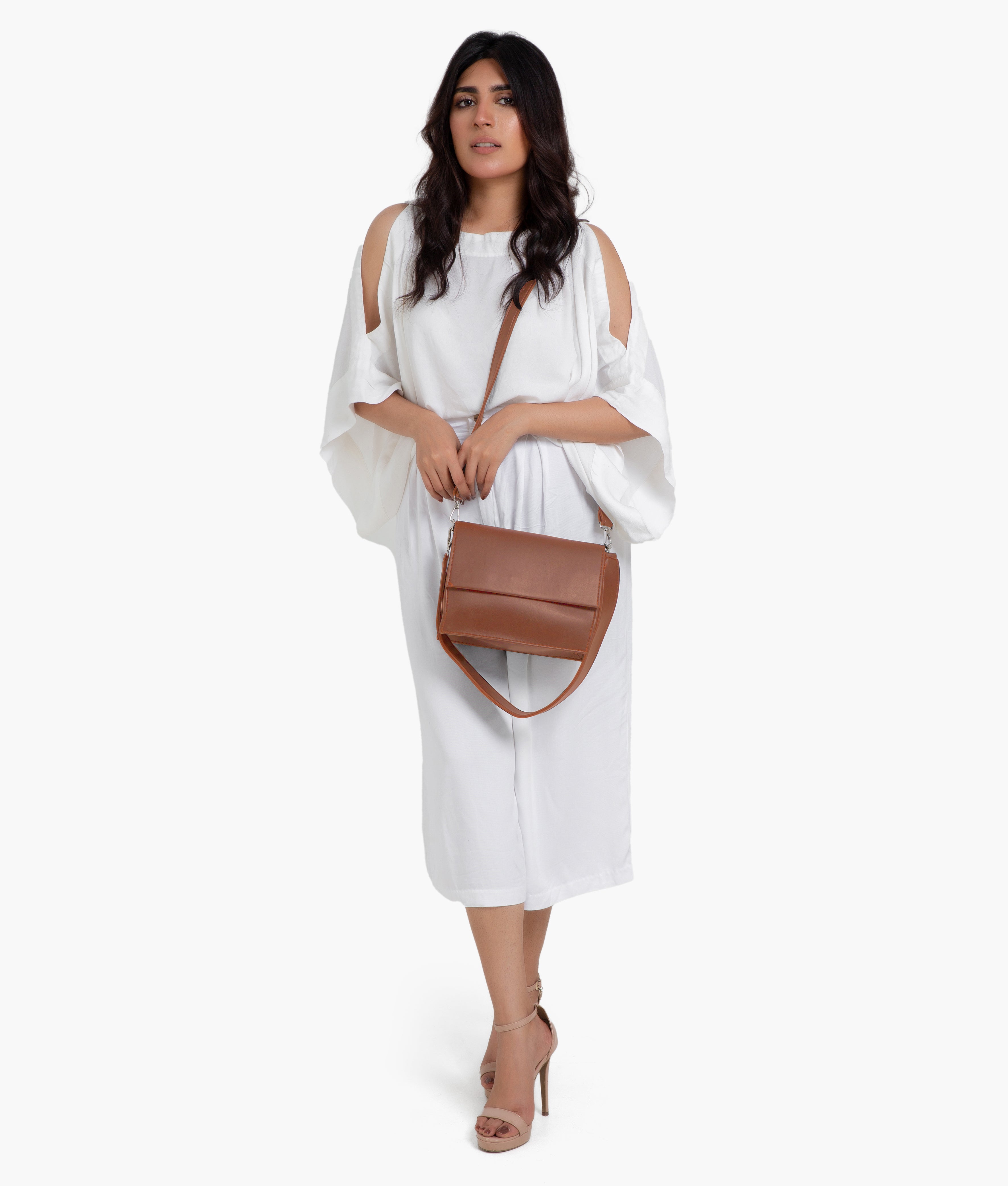 RTW Creation - Brown mini cross-body bag