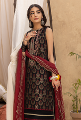 Ishq By Humdum Unstitched 3 Piece Emb Jacquard Collection'2024-IS-01