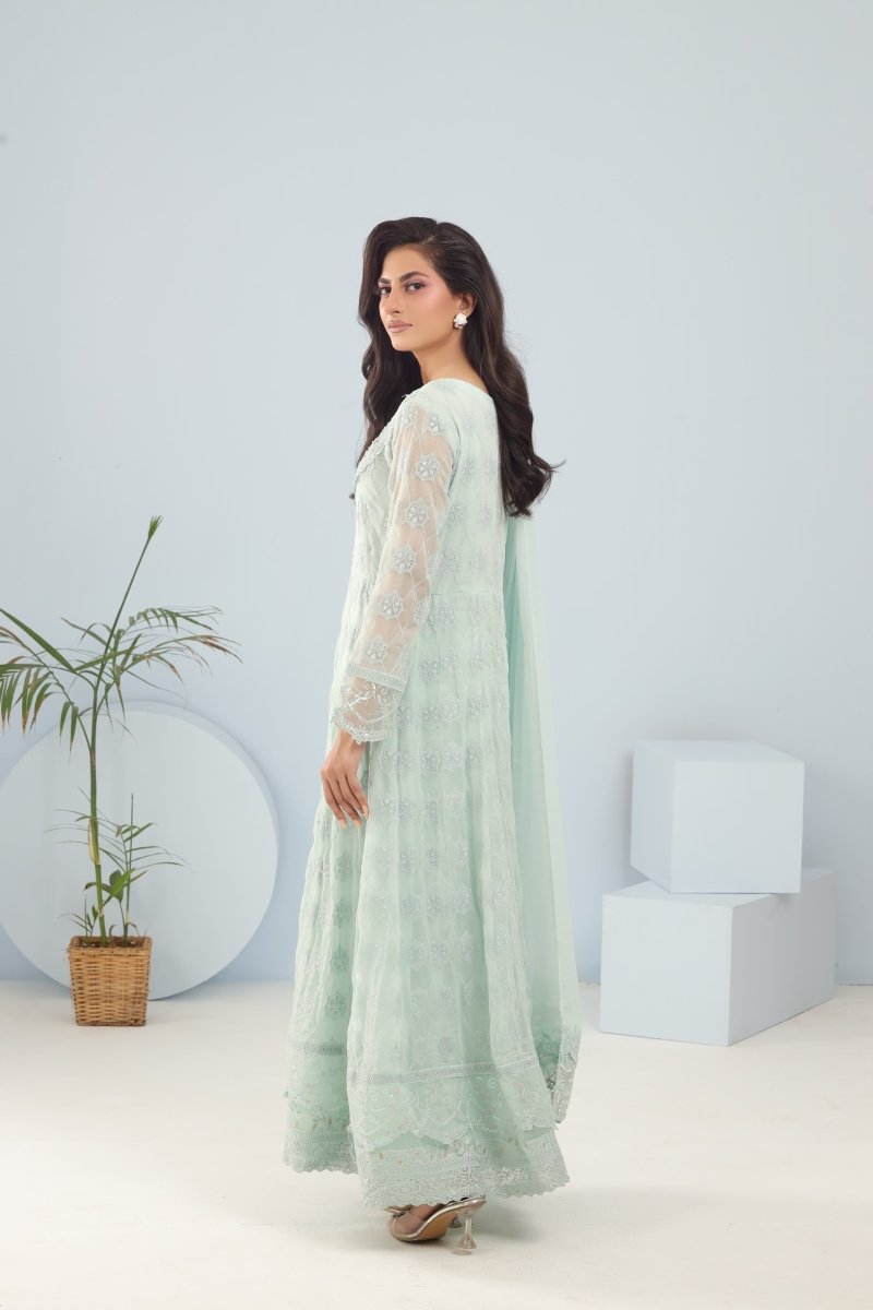 Manahils Stitched Formals K-212-Ice Breeze