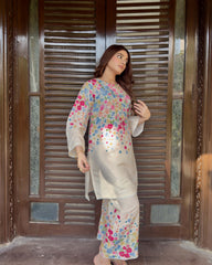 Zayne By Mashrib Stitched Summer Vol-01 Suit-Ivelle - 2pc