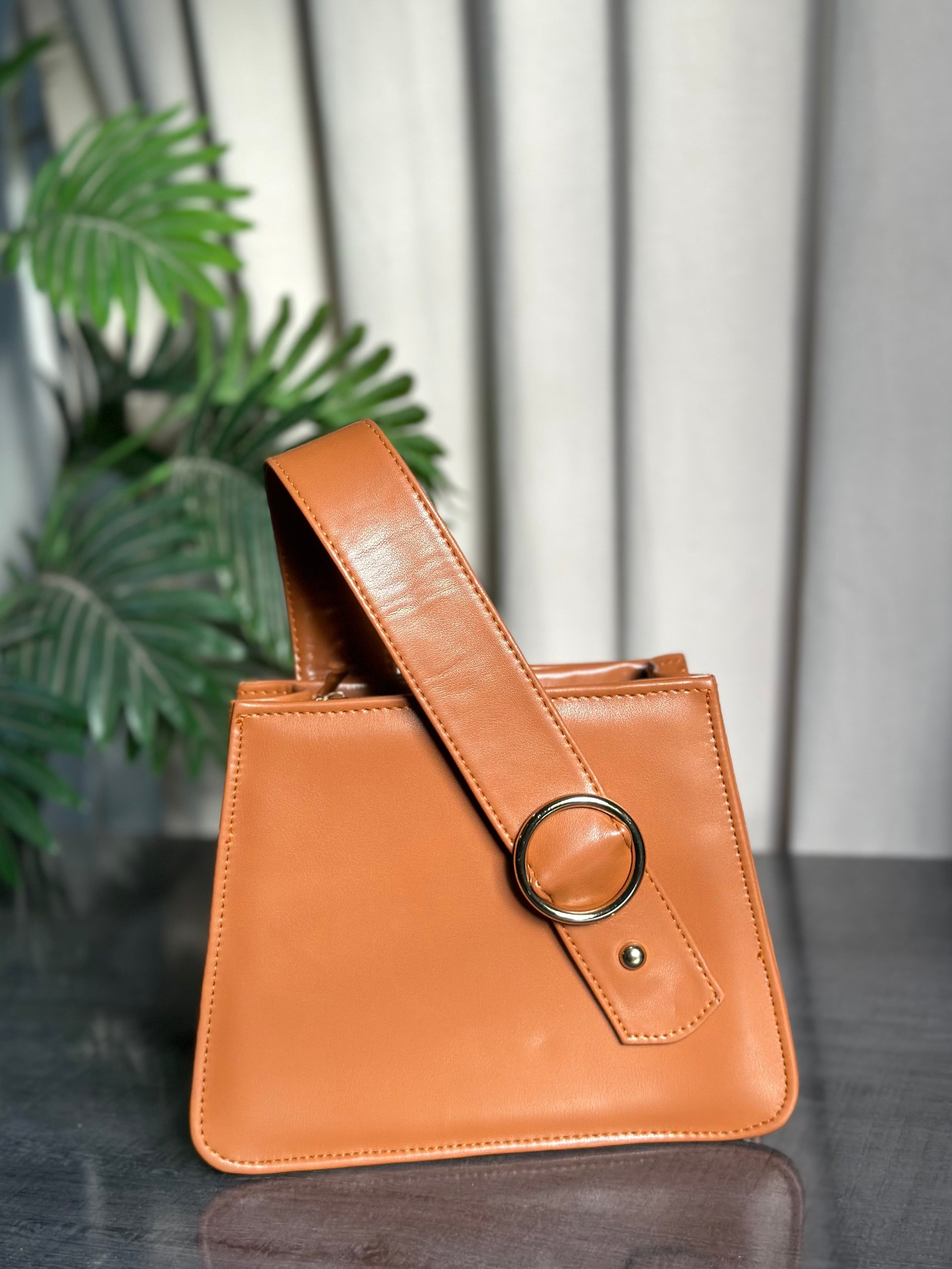 Best Trendy Ring Handbag Brown