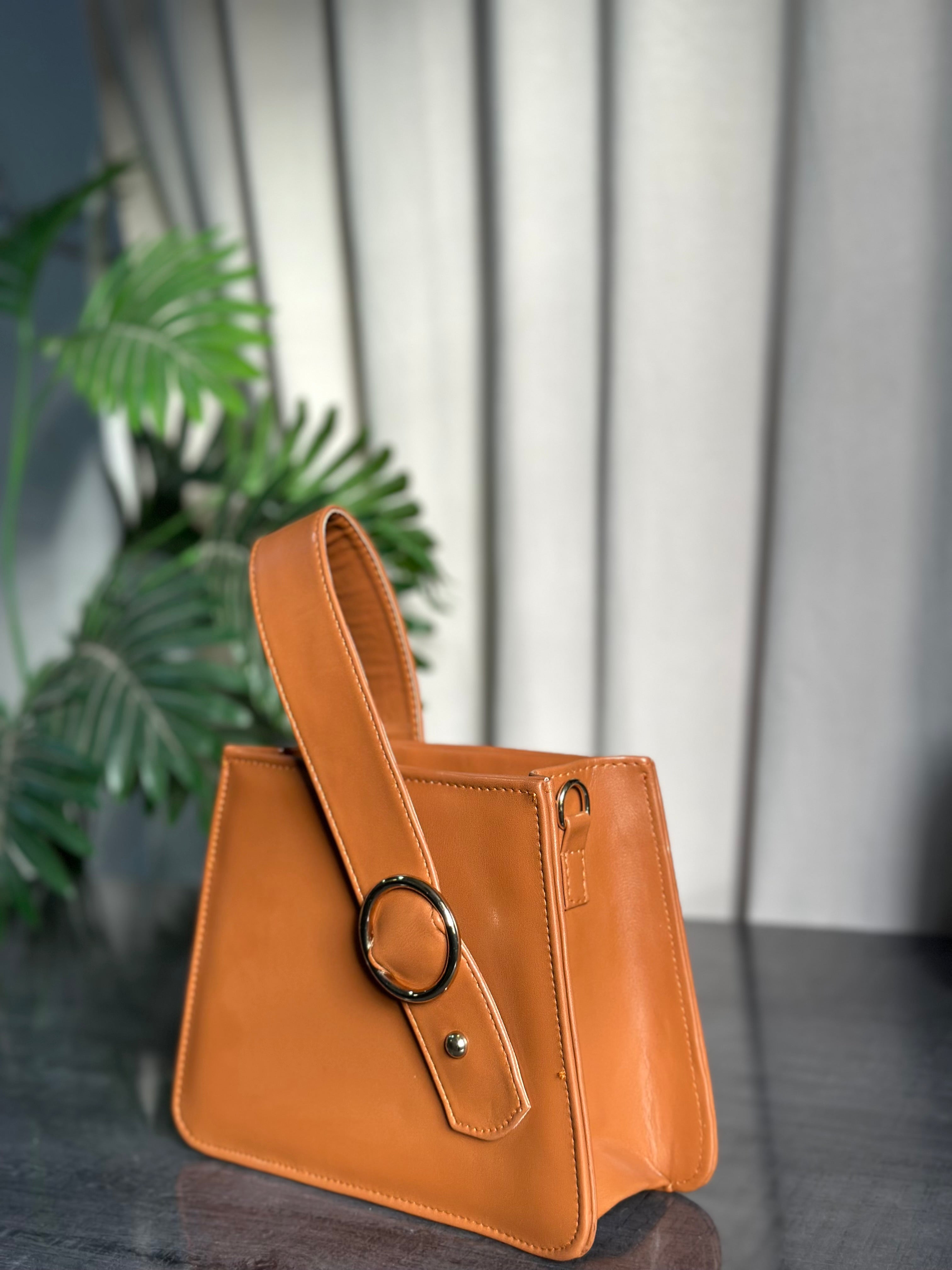 Best Trendy Ring Handbag Brown