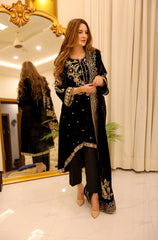 Panache Apparel Stitched Velvet Collection-Afreen