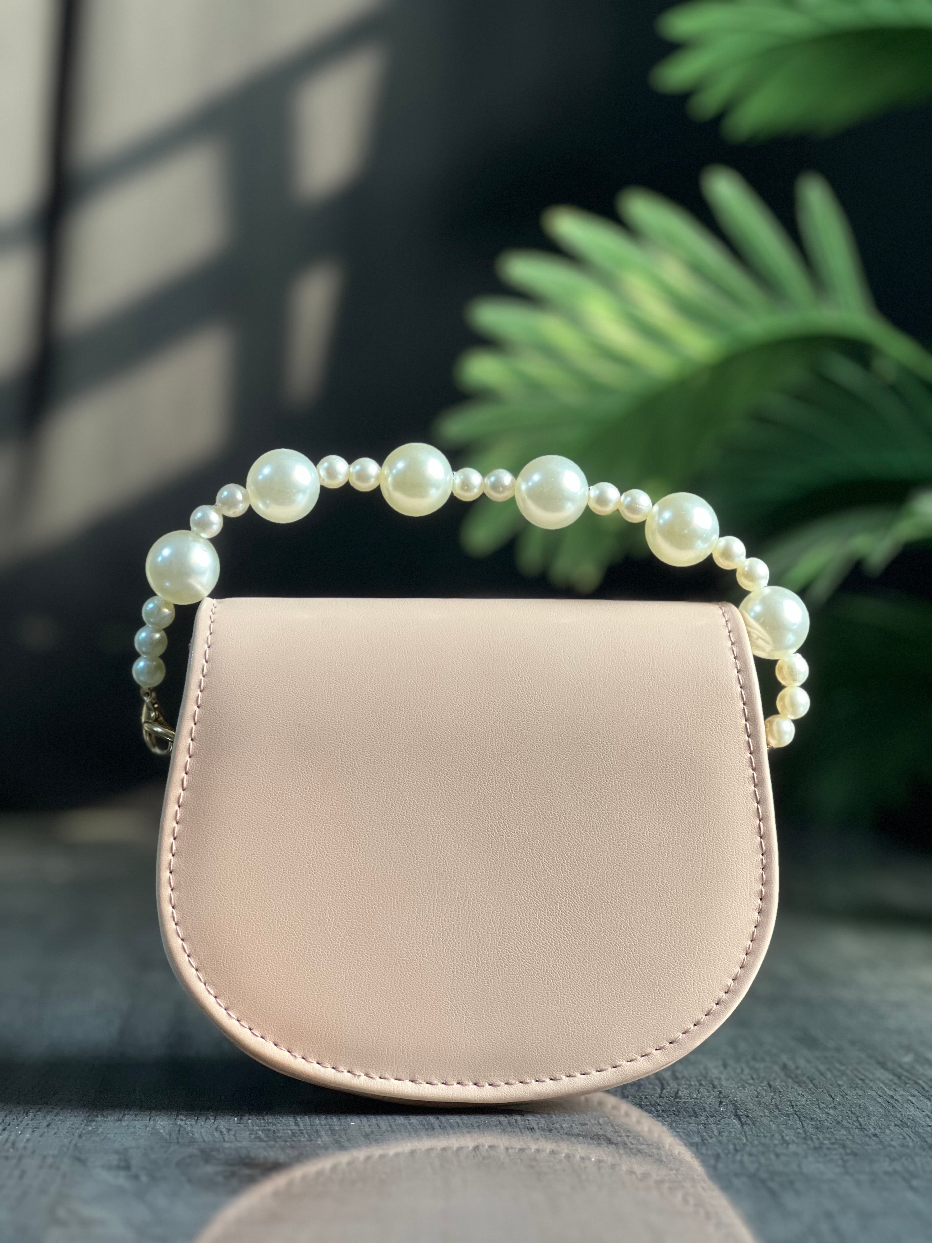 Pearl Handle Mini Crossbody HandBag For girls 2026