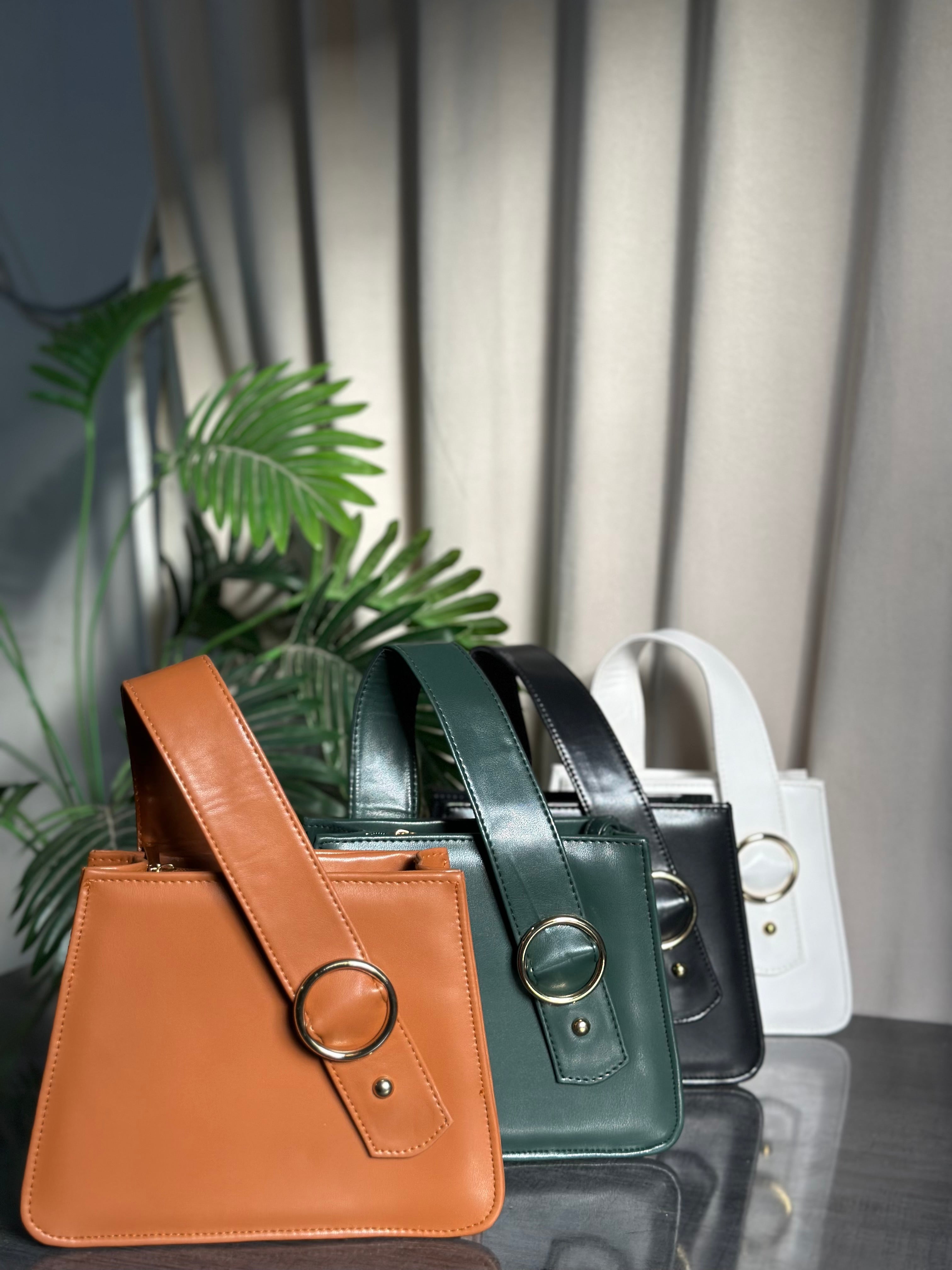 Best Trendy Ring Handbag Brown