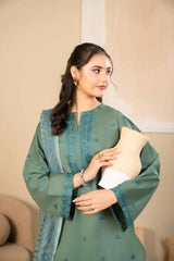 Tiraz Stitched 3 Piece Summer Suit-Rahma