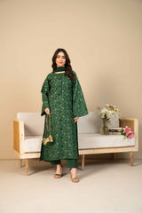 Tiraz Stitched 3 Piece Summer Suit-Kashaf