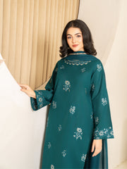 Tiraz Stitched 3 Piece Summer Suit-Majaz