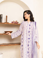 Tiraz Stitched 3 Piece Summer Suit-Ayla
