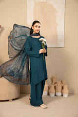 Tiraz Stitched 3 Piece Formals Suit-Husna