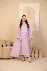 Tiraz Stitched 3 Piece Summer Suit-Taleyah