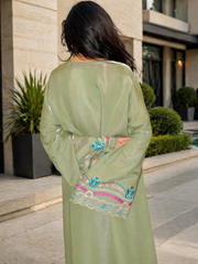 Dhaga Stitched Solid 2 Piece Emb Formals Suit-Amaya