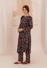 Feathers Unstitched Winter Arrivals Suit-LUNARE-FT591