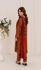 Feathers Unstitched Winter Arrivals Suit-CRYSEL-FT592