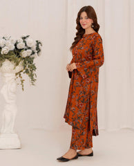 Feathers Unstitched Winter Arrivals Suit-CRYSEL-FT592