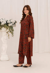 Feathers Unstitched Winter Arrivals Suit-SOLVAN-FT590