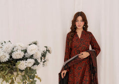 Feathers Unstitched Winter Arrivals Suit-SOLVAN-FT590