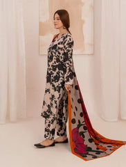 Feathers Unstitched Winter Arrivals Suit-KORALIS-FT587